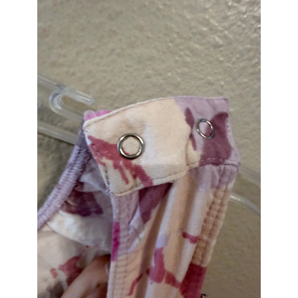 Baby Be Mine Maternity Nursing Nightgown Women SM Pink Floral Excellent Cotton - Picture 4 of 8